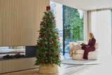 Künstlicher Weihnachtsbaum Slim „Undset“ 100 % PE – Smart LED