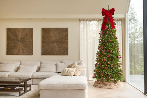 Künstlicher Weihnachtsbaum Slim „Undset“ 100 % PE – Smart LED