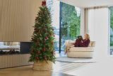 Künstlicher Weihnachtsbaum Slim „Undset“ 100 % PE – Smart LED