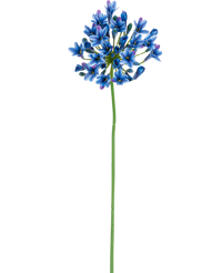 Künstliche Blume Agapanthus 77 cm blau