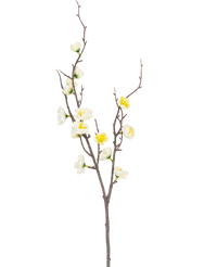 Künstlicher Prunus 78 cm weiß