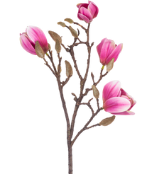 Künstliche Magnolie 50 cm rosa