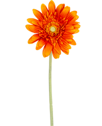 Künstliche Gerbera 53 cm orange