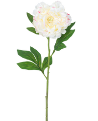 Künstliche Blume Pfingstrose 77 cm weiß