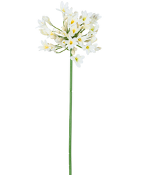 Künstliche Blume Agapanthus 75 cm weiß