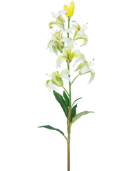 Künstliche Blume Martagon Lilie 78 cm weiß