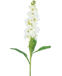 Künstliche Blume Veilchen 78 cm weiß