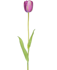 Künstliche Blume Französische Tulpe 60 cm lila