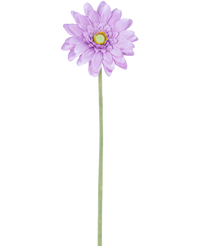 Künstliche Blume mini Gerbera 47 cm flieder