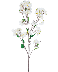 Künstliche Blume Bougainvillea 120 cm weiß