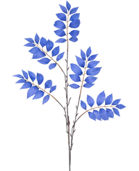 Künstlicher Farnzweig 83 cm blau