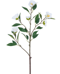 Künstliche Blume Cammellia 80 cm weiß