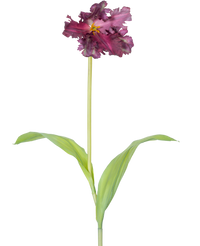 Künstliche Blume Französisch Sittich Tulpe 76 cm lila