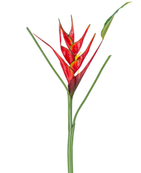 Künstliche Blume Heliconia 90 cm rot