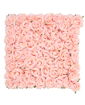 Künstliche Hecke Blumen 50x50 cm rosa