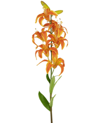 Künstliche Blume Martagon Lilie 78 cm orange