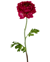 Künstliche Blume Ranunkel 51 cm dunkelrosa