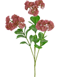 Künstlicher Zweig Sedum 56 cm rosa