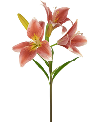 Künstliche Blume Asiatische Lilie 66 cm alt rosa