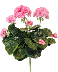 Künstliche Geranie 40 cm rosa